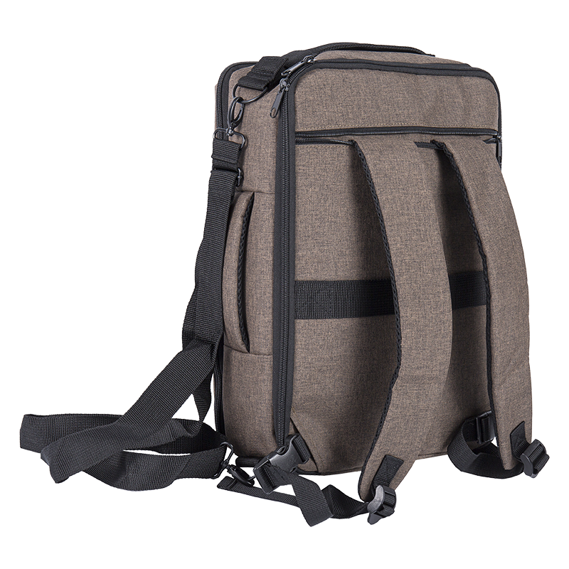 Multifunctionele zakelijke laptop -rugzak en crossbody -tas