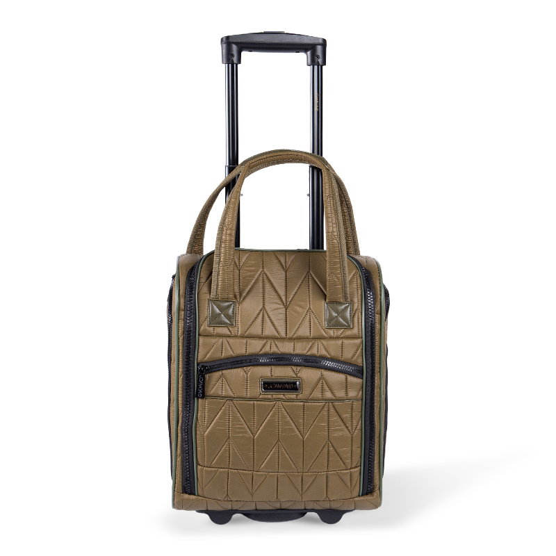 V-vormige gewatteerde parachute nylon bagageset