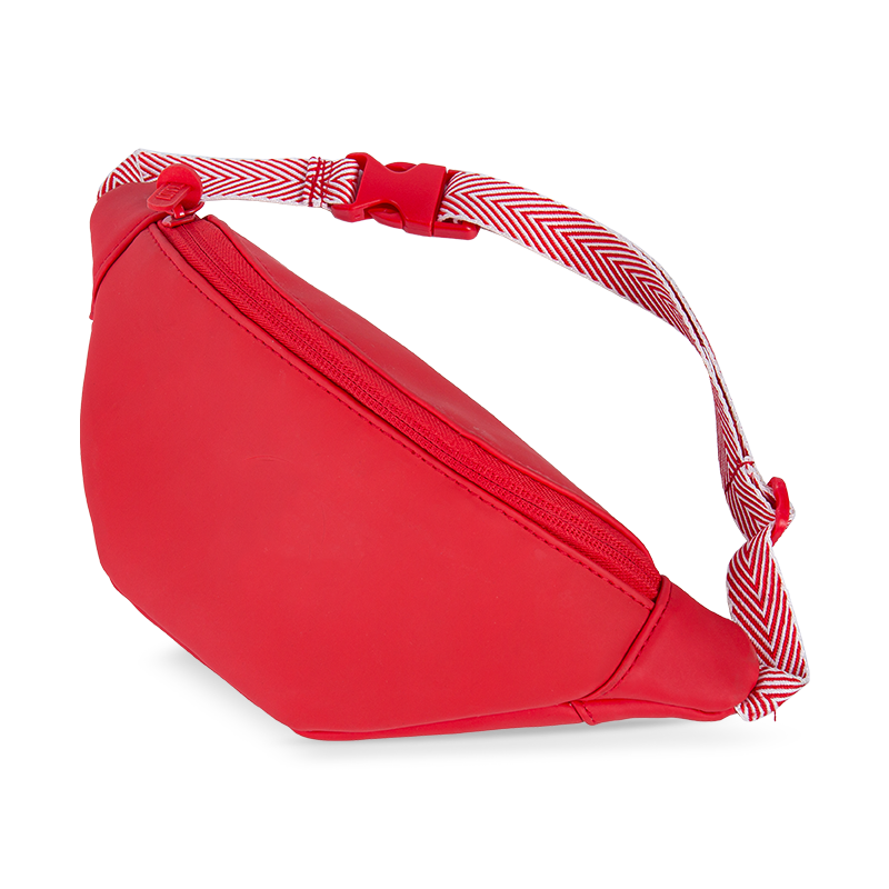 Klassieke taille tas met Red Crossbody